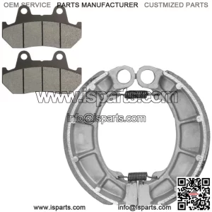 Front Brake Pads & Rear Brake Shoes for Honda VF500C V30 Magna 500 1984 1985