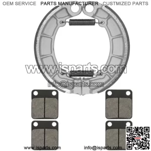 Front & Rear Brake Pads Shoes for Kawasaki KVF400 Prairie 400 1998 99 00 01 02