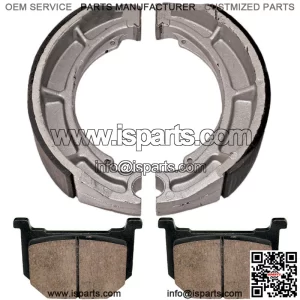 for Suzuki GS750T GS750Tz GS750Td 1982 1983 Front Brake Pads & Rear Brake Shoes