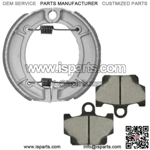 for Yamaha XS400R Seca 400R 1982 1983 Front Brake Pads & Rear Brake Shoes