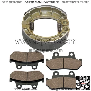 Front Brake Pads & Rear Brake Shoes for Honda VF700C 1984, VF700S 1984 1985