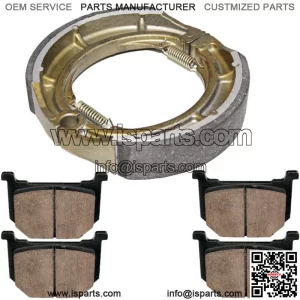 Front Brake Pads & Rear Brake Shoes for Suzuki Gv700Gl Madura 700 1985