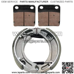 for Honda Mb5 Mb50S 1980 1981 1982 Front Brake Pads & Rear Brake Shoes