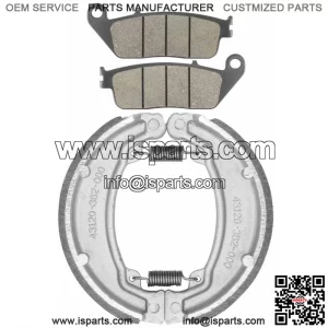 Front Brake Pads & Rear Brake Shoes for Honda Nas250 Nighthawk 250 1992