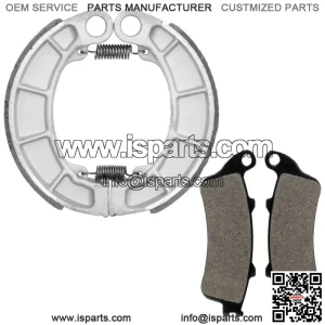 Front Brake Pads & Rear Brake Shoes for Honda Vt250C V-Twin Magna 250 1999-2007