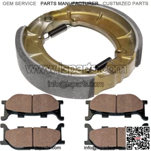 Front Brake Pads & Rear Shoes for Yamaha XV1100 Virago 1100 1999