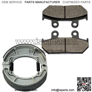 Front Brake Pads & Rear Brake Shoes for Honda NX650 Dominator 1988 1989