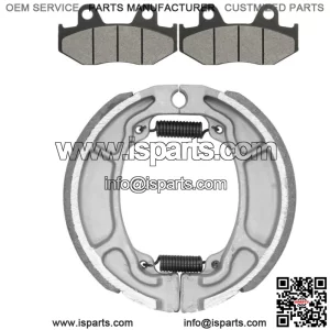 Front Brake Pads and Rear Brake Shoes for Honda FTR223 FTR 2000-2013