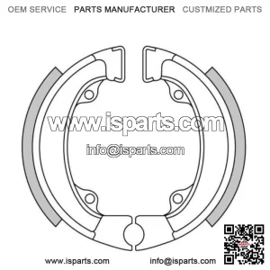 Rear Brake Shoes Fit HONDA QR50 1983 1984 1985 1986 1987 1988 1989 1990 S4S