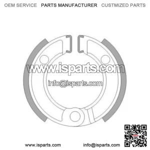 Front Brake Shoes Fit HONDA QR50 1983 1984 1985 1986 1987 1988 1989 1990 S4S