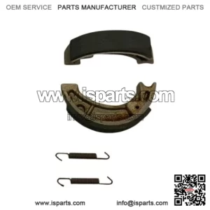 Pair Brake Shoes Rear Honda Qr 50 From 1993