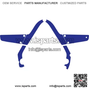 GRIP IT KIT BLUE FRAME RAPTOR700  700 YAMAHA GRAPHICS DECAL GUARDS