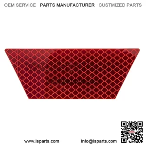 Polaris Ranger Reflector Decal, Red, Genuine OEM Part 7179088, Qty 1