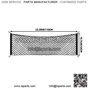 110*40cm Trunk Cargo Net Nylon Mesh for Ford F150 Silverado GMC Sierra Dodge RAM (For: More than one vehicle)