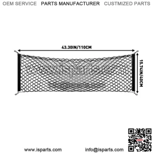110*40cm Trunk Cargo Net Nylon Mesh for Ford F150 Silverado GMC Sierra Dodge RAM