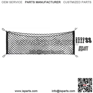 4Hook 110*40cm CARGO NET Car Accessory Trunk Parts Nylon Elastic Mesh Organizer (For: Ford F-150)