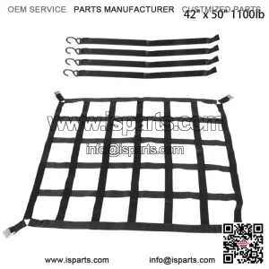 (42" x 50" ) Cargo Net Capacity 1100LBS Truck Bed Cargo Net With Cam Buckles