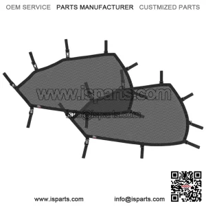 Left+Right Window Nets Upper Door Nets for CFMOTO ZForce 950 2020-2024