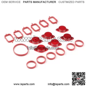 BMW Diesel Engine Eddy Swirl Flap Repair Kit 33MM 6PCS with Leather Ring #Blue