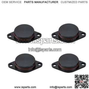 BMW Diesel Engine Eddy Swirl Flap Repair Kit 33MM 4PCS Without Leather Ring #Black