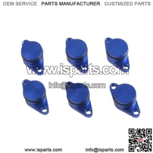 BMW Diesel Engine Eddy Swirl Flap Repair Kit 22MM 6PCS Without Leather Ring #Blue