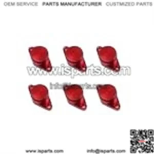 BMW Diesel Engine Eddy Swirl Flap Repair Kit 22MM 6PCS Without Leather Ring #Red