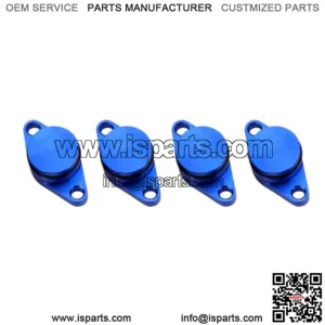 BMW Diesel Engine Eddy Swirl Flap Repair Kit 22MM 4PCS Without Leather Ring #Blue