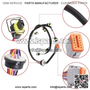 2225917 Fuel Injector Wiring Harness  Fit For CAT Caterpillar C7 Engine