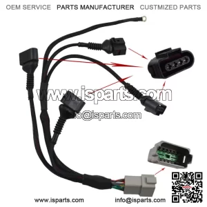Ignition Coil Wiring Harness Fit for Audi VW Golf Jetta Beetle Passat 1.8L