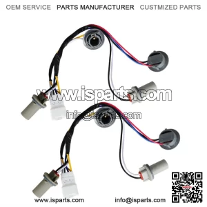 2pcs Rear Tail Light Socket And Harness 92450-3q000 For 2011-2014 Hyundai Sonata