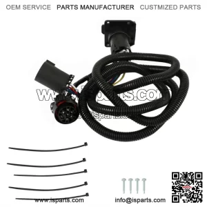 For Ford 17 thru 22 Super Duty F250 F350 F450 F550 In Bed Trailer Wiring Harness