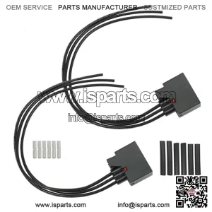 2X Front Turn Signal Light Connector Plug Harness For Jeep Wrangler JK 2007-2018