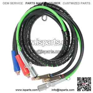 12FT 3-in-1 Wrap Set Air Line Hose Assemblies for Semi Truck Tractor Trailer