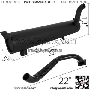 6701151 Muffler & Pipe Fits Bobcat 751 753 763 773 763, 753, 751