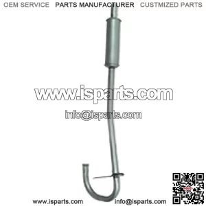 New Vertical one-piece muffler & pipe asm, Fits Ford 2N, 8N, 9N Tractor P/N M200