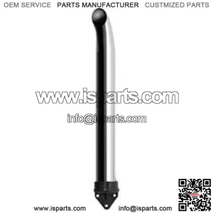 CHROME CURVED EXHAUST STACK PIPE MUFFLER Fits John Deere UNSTYLED B