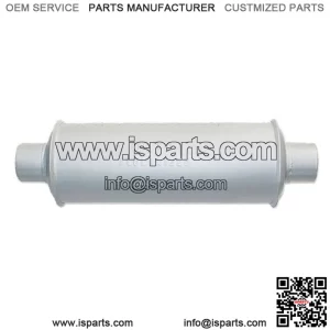 OLS061 Muffler, Horizontal Round Body - Fits Oliver Model 70