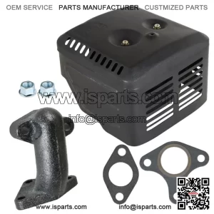 Fits For Honda GX270 GX240 Muffler Exhaust Assembly With Manifold 8HP & 9HP