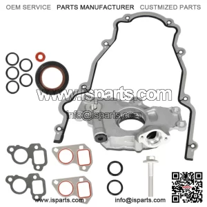 Durable LS High Volume Oil Pump Change Kit w/Gaskets RTV Fit For GM LS 5.3L 6.0L