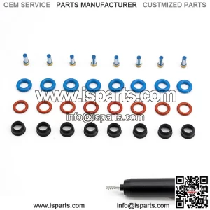 V8 Fuel Injector Repair Seal Kit For Chevy Silverado GMC Sierra 1500 2500 3500 (For: More than one vehicle)