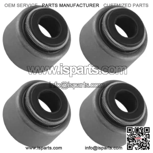 4x Valve Stem Seal For Yamaha Grizzly 700 2007-2012 2019-2021 (For: Yamaha Raptor 700)