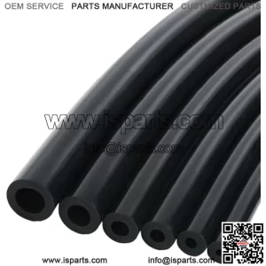 6PCS Vacuum Silicone Tubing Hose,5FT Vacuum Tubing Hose,1/8" 5/32" 3/16" 1/4" 5/16" 3/8" Automotive Silicone Vacuum Hose Kit,Car Accessories Vacuum Tubing Hose line (Black)