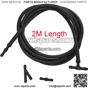 2M Universal Car Windshield Washer Fluid Tube Hose Pipe Nozzle Parts W/Connector (For: Chevrolet Silverado 1500)