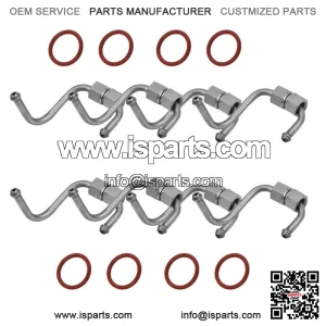 Set of 8 Fuel Injector Oring Line & Seal For Ford 6.4L Powerstroke Diesel AP0027