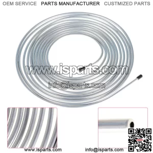 Zinc-Coated Steel Brake Line Tubing Kit 25 Ft. of 1/4 OD Direct Replacement