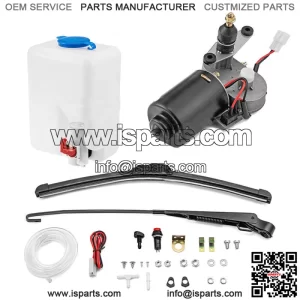 UTV 12V Electric Windshield Wiper Motor Kit Washer Bottle For Can Am Maverick X3 (For: More than one vehicle)