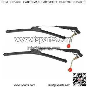 2PCS Manual Hand Operated Windshield Wiper Universal for Polaris RZR XP Can Am (For: More than one vehicle)