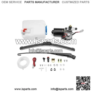 For Kawasaki Mule Teryx KRX 1000 UTV Electric Windshield Wiper Motor Washer Pump (For: More than one vehicle)