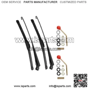 2Set UTV Manual Hand Operated Windshield Wiper for Honda Kawasaki Teryx Polaris (For: More than one vehicle)