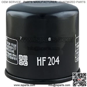 2 PACK OIL FILTER (BLACK) PART# HF204  (For: Kawasaki Mule PROMX)